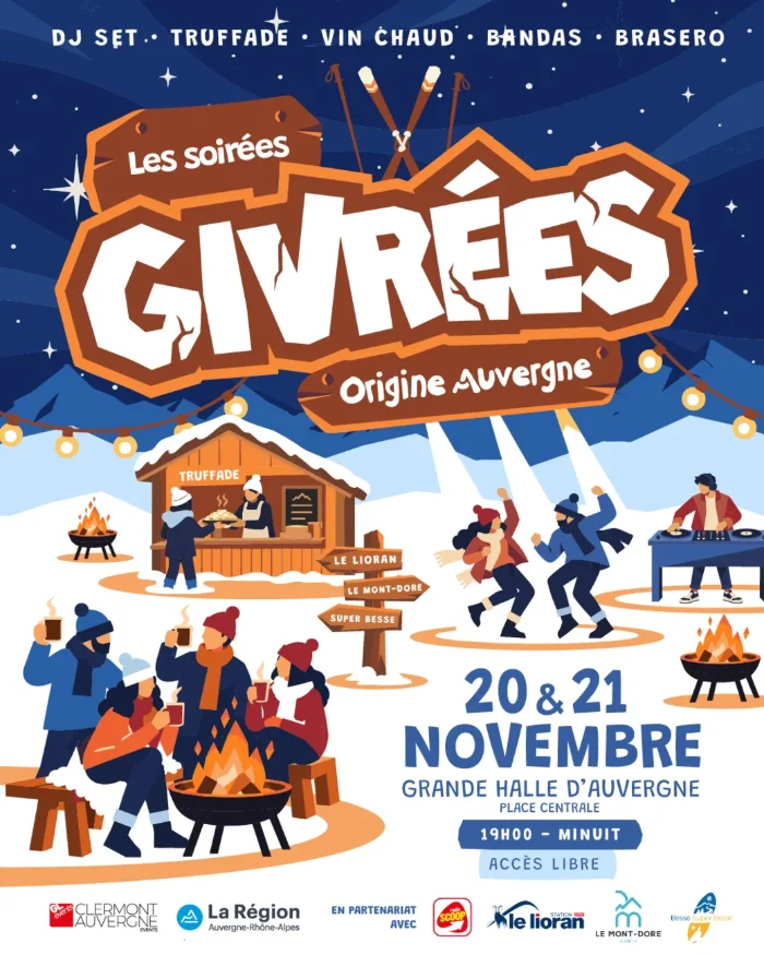 LES SOIRÉES GIVRÉES DÉBARQUENT À ORIGINE AUVERGNE ! ❄️