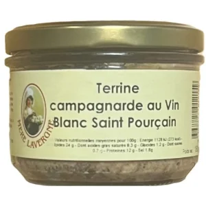 Terrine au vin blanc Saint Pourçain - Verrine 180g