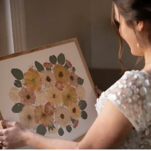 Upcycling de bouquet de mariée