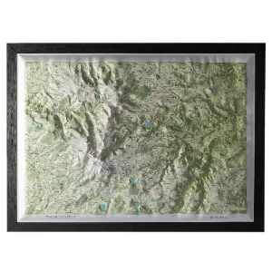 Carte en Relief Massif du Sancy