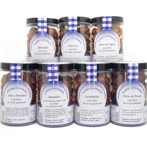 5% offert pour l'achat de 3 boîtes ou 10% offert sur l'achat de 4 boîtes sur les Pralines Gourmandes ou Apéritives et ou Fines Pralines aux Graines