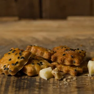 Sablés bleu d'auvergne et noix / Sablé au cantal